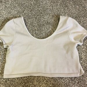Cropped ribbed tee shirt from Aeropostale